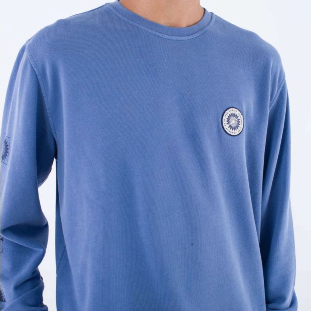Hurley Naturals Crewneck Sweatshirt Surfer/ Skater Mens NWT - Picture 3 of 10